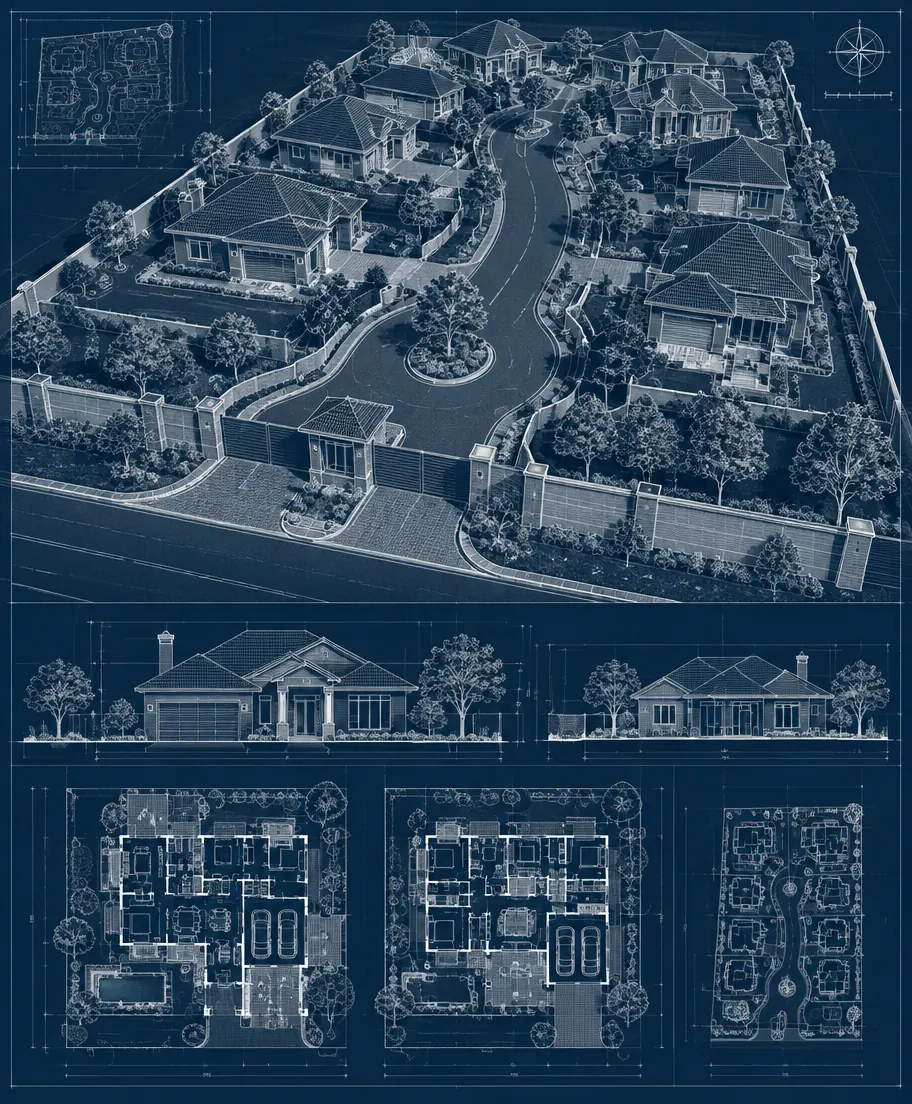 Houses in an Estate blueprint