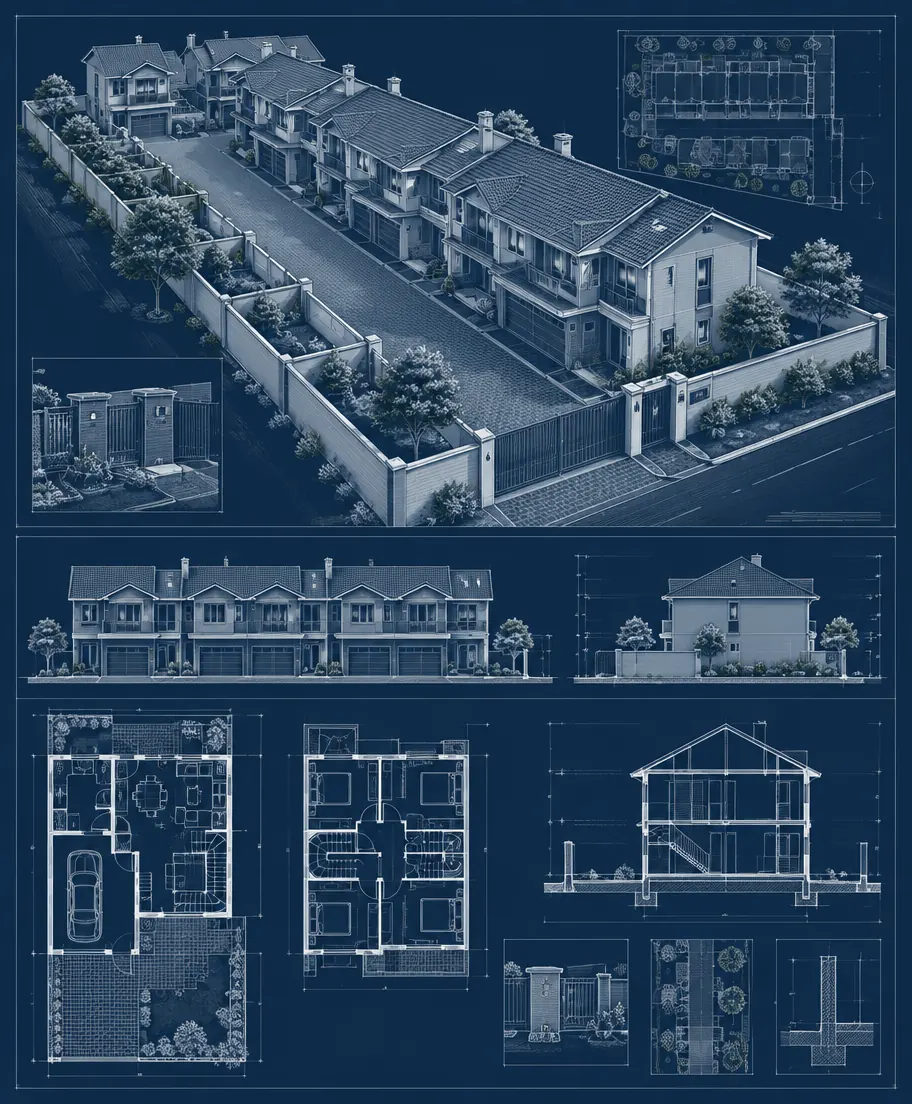 Townhouses & Complexes blueprint